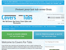 Tablet Screenshot of coversfortubs.co.uk
